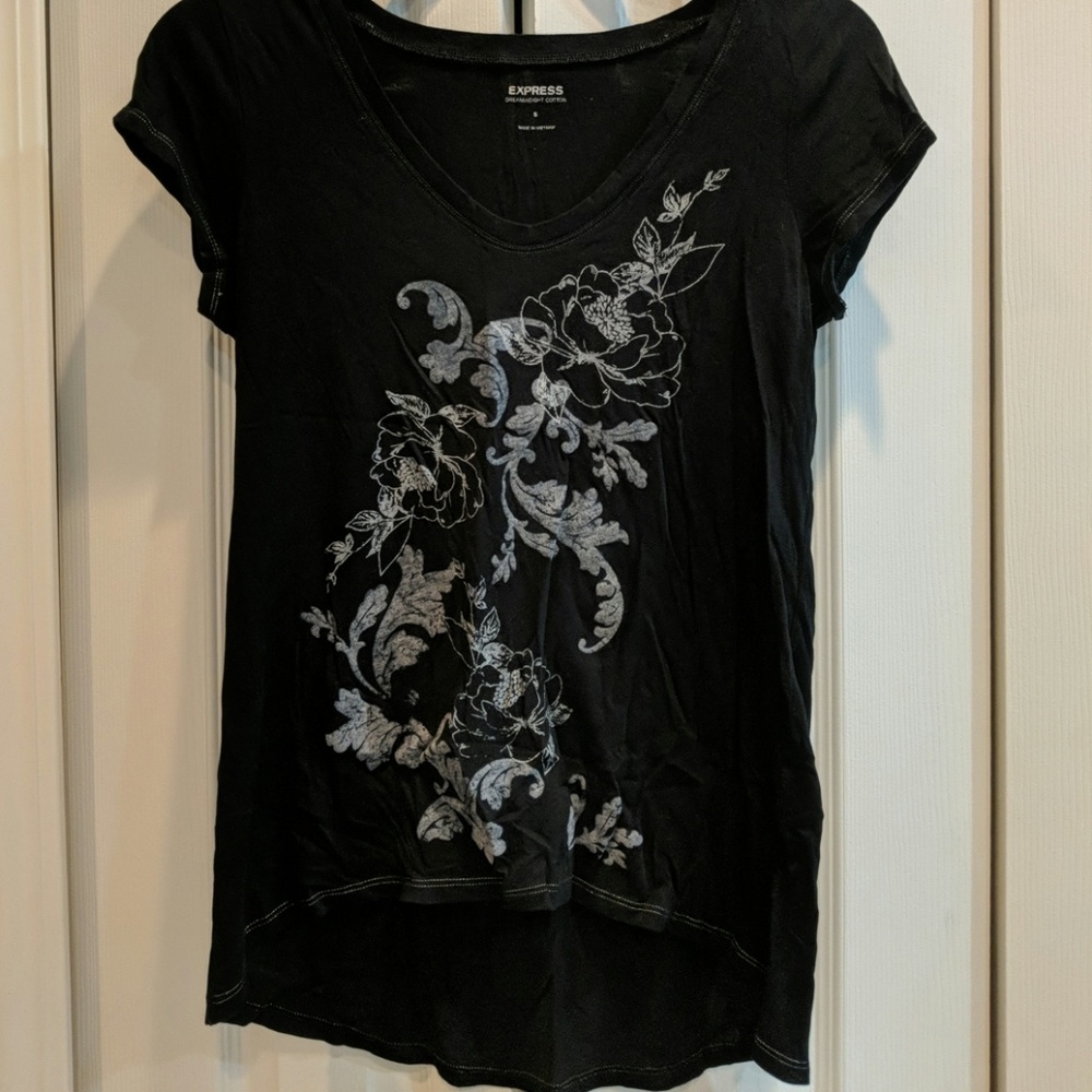Express Floral Pattern Top
